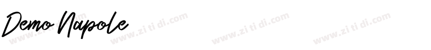 Demo Napole字体转换